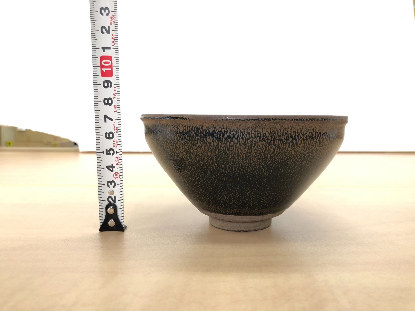 中国　南宋　建窯　兎毫盞　禾目天目茶碗　C　R6465E 中国 南宋 建窯 兎毫盞 禾目天目茶碗 C R6465E