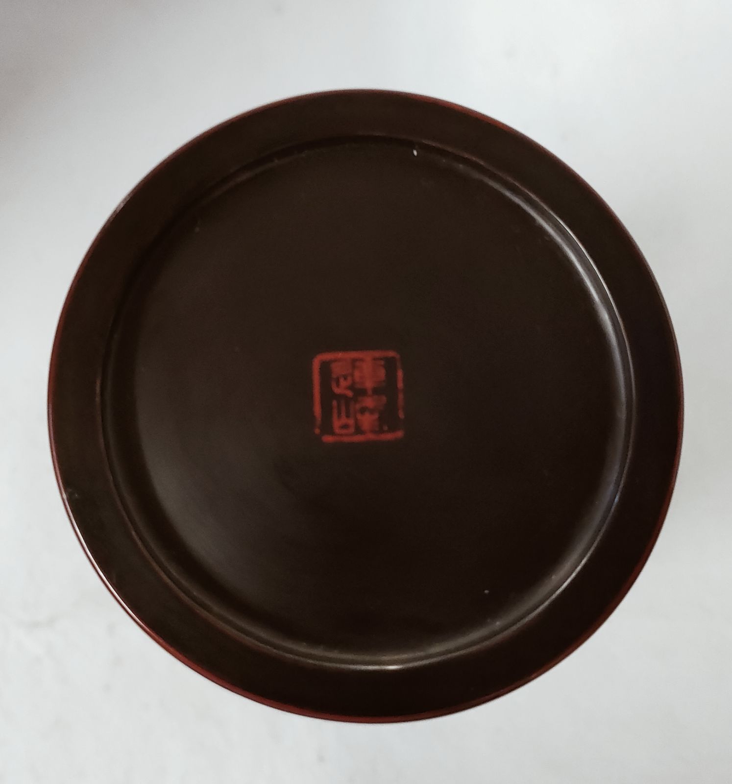 村上堆朱/堆朱花瓶/村上堆朱 連峰作花瓶/高橋連峰 無形文化財