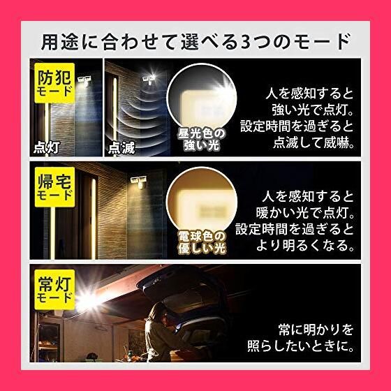 【スタッフおすすめ！】アイリスオーヤマ(IRIS OHYAMA) 乾電池式 LED人感センサーライト 防水仕様 明るさ800ルーメン LSL-B1TN-800