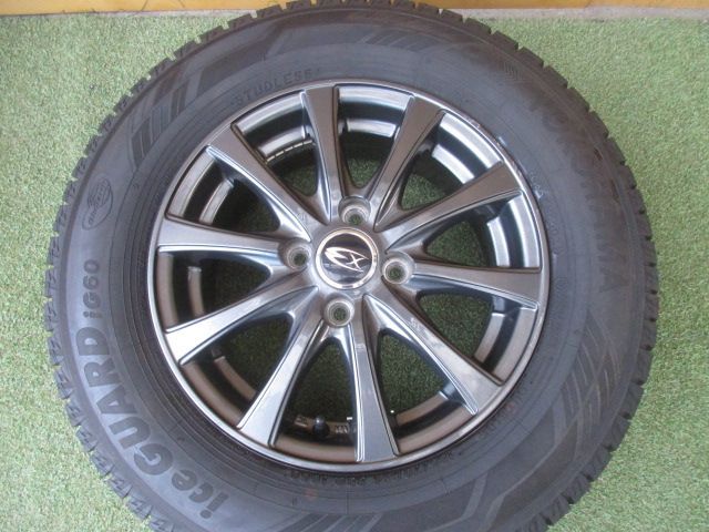 大胆な み エクスター 185 70R14 スタッドレスタイヤ４本SET ノート フリード 4穴車