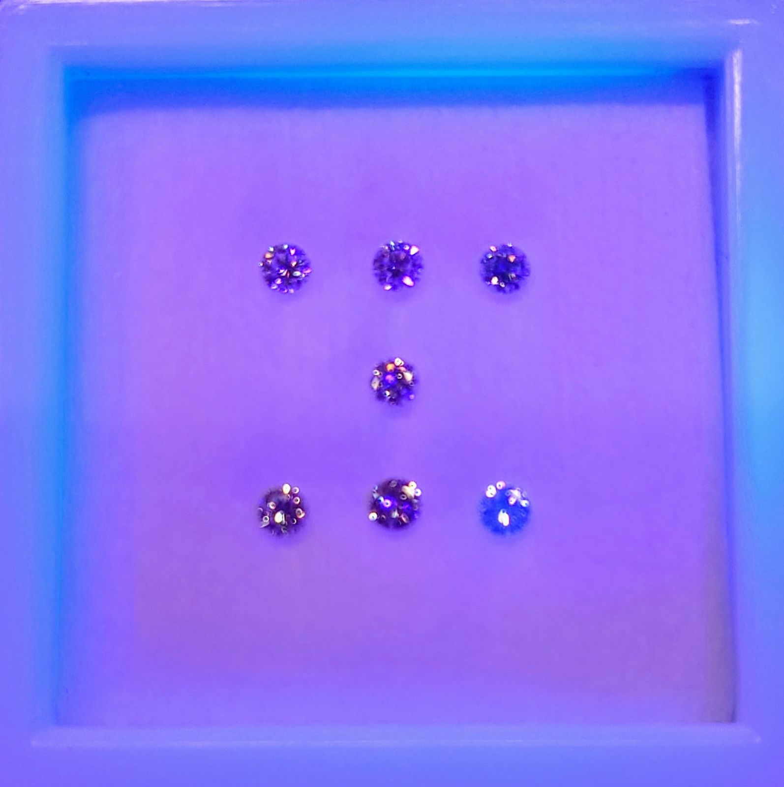  天然ダイヤモンド ルース 2 9 mm 0 70 ct 7ピースセット その他 アクセサリー