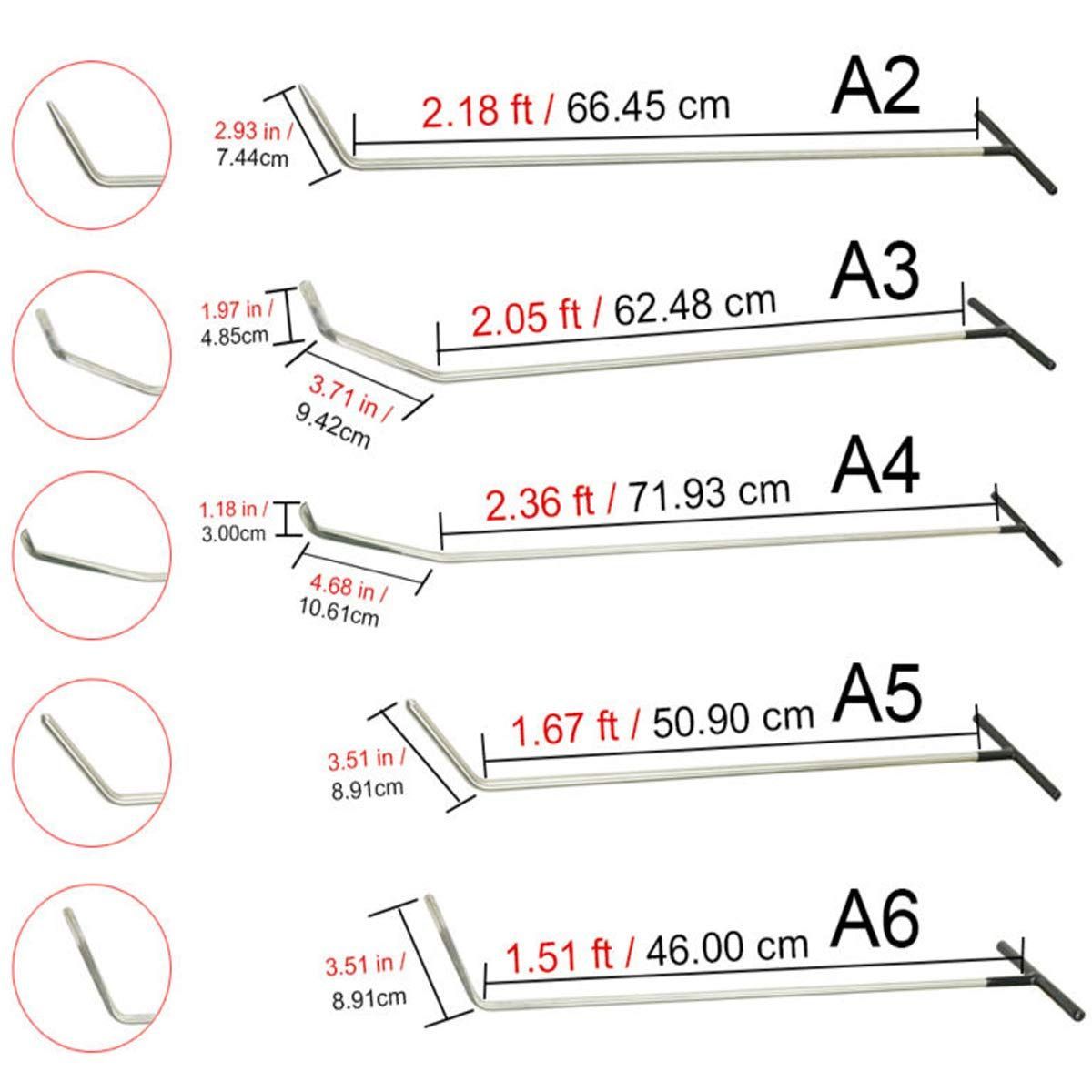 WHDZ 車 デントリペア ツール セット 凹み直し 板金道具 凹み直し へこみ修理キット 車凹み修復 車修復工具 車補修 DIY修理工具 車 凹み修理 修理工具 デントツールセット 収納バッグ付き FFCRYSTALESIA_COM