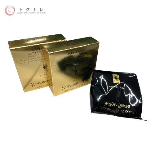 【トクキレ】イヴ・サンローラン ラディアント タッチ グロウパクト レフィル #B10 ファンデーション 2個セット まとめ売りお買い得 未使用 YSL イヴサンローラン 最も明るい肌色 つめかえ用 ネコポス発送