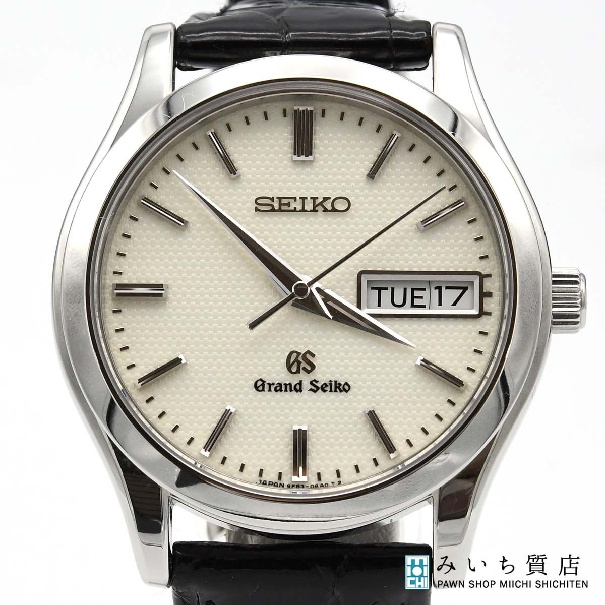 稼働 Grand Seiko グランドセイコー デイデイト 腕時計 SBGT019 9F83