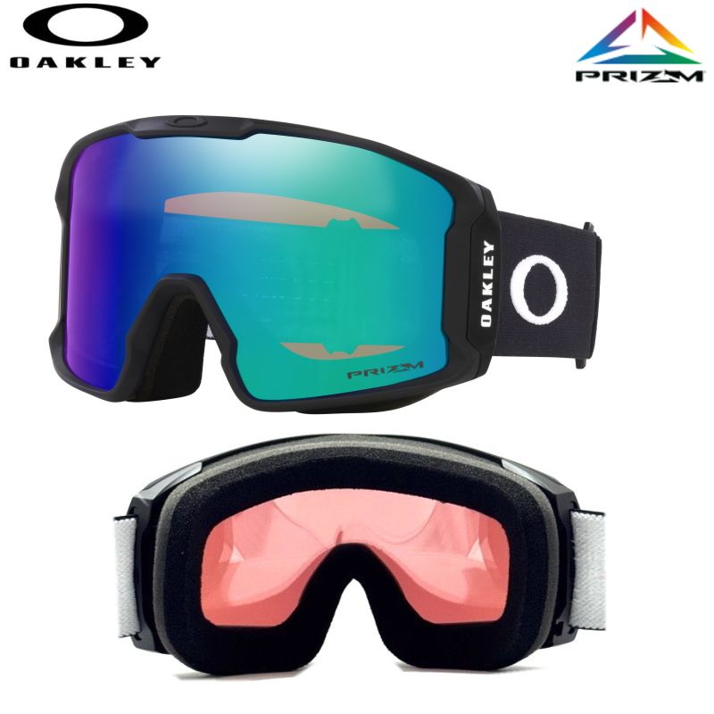 24-25OAKLEY LINE MINER L MATTE BLACK レンズ PRIZM ARGON IRIDIUMオークリー
