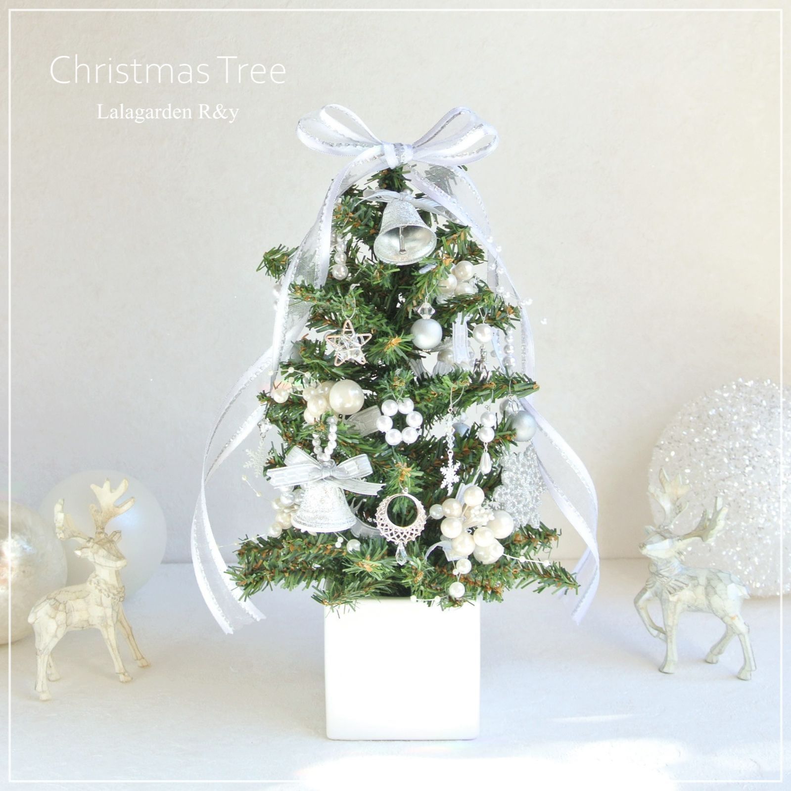 * antique tree ୨୧⸝.·*° 白いベルがかわいい サマーツリー antique tree ୨୧⸝.·*° 白いベルがかわいい サマーツリー antique