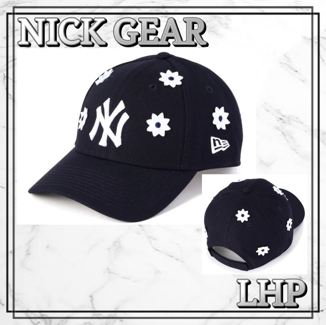 LHP NICK GEAR ニックギア キャップ 帽子 Flower CAP ブルー 3D FLOWER CAP - メルカリ