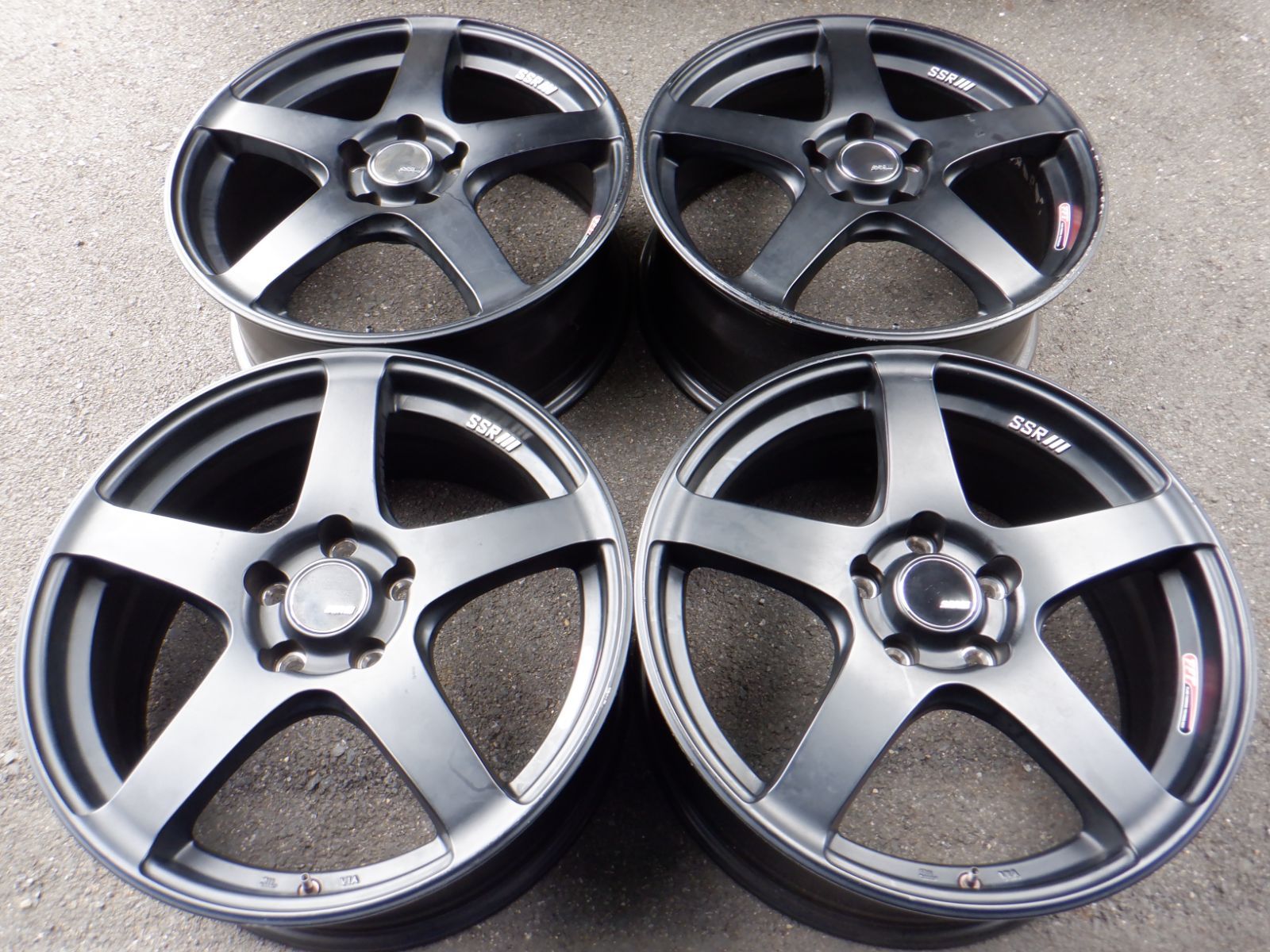 SSR GTV01 7.5J １８インチ インセット53 114.3 ５穴 シビック タイプR ユーロ インテグラ アコードユーロR等 スピードスター