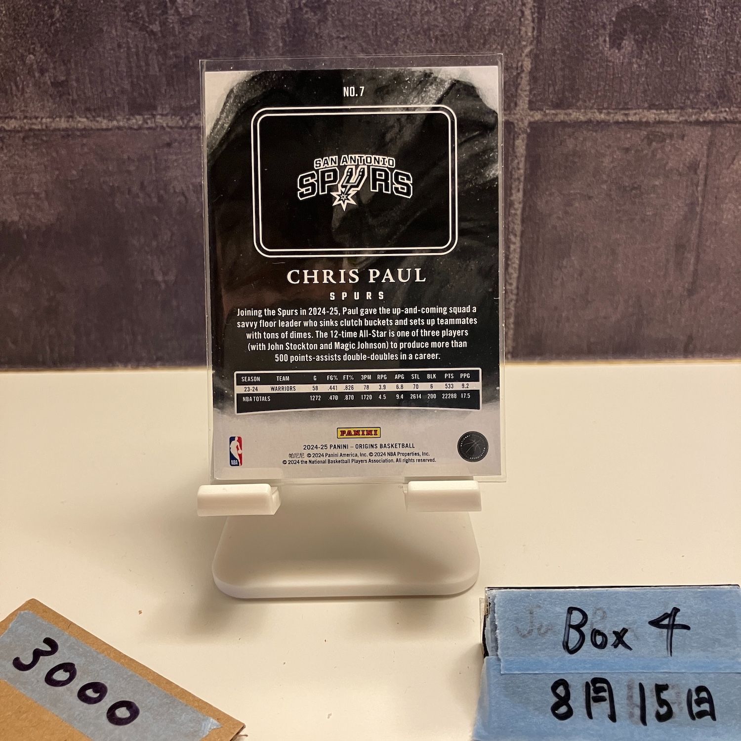 スアド セルダル Panini Treble ルーキー グリーン 10枚限定 2024-25 Panini Origins CHRIS PAUL 17/25 SAN ANTONIO SPURS