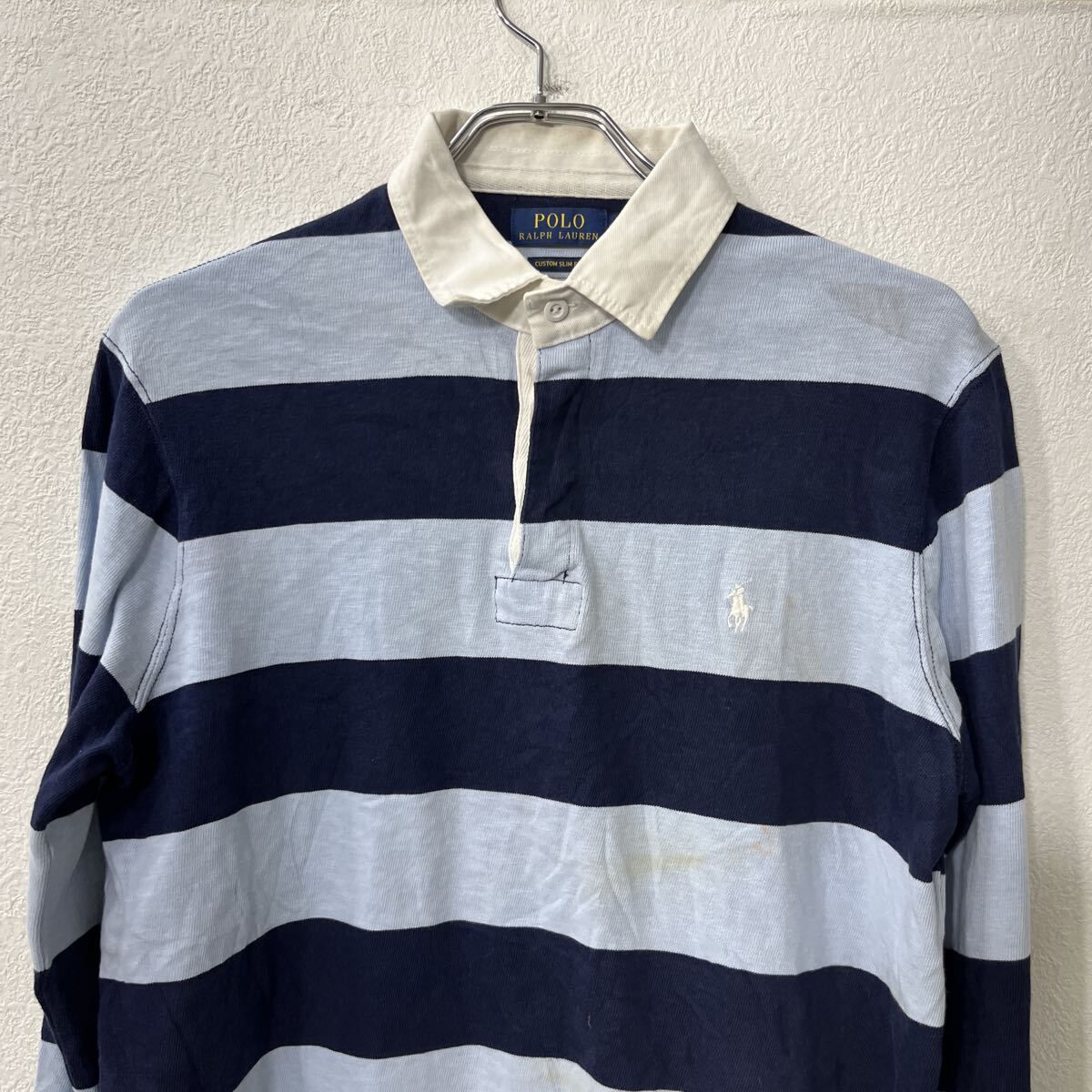 【新品未使用】POLO RALPH LAUREN 長袖ポロシャツ ライトブルーM POLO RALPH LAUREN 長袖 ポロシャツ L グレー ポロラルフ