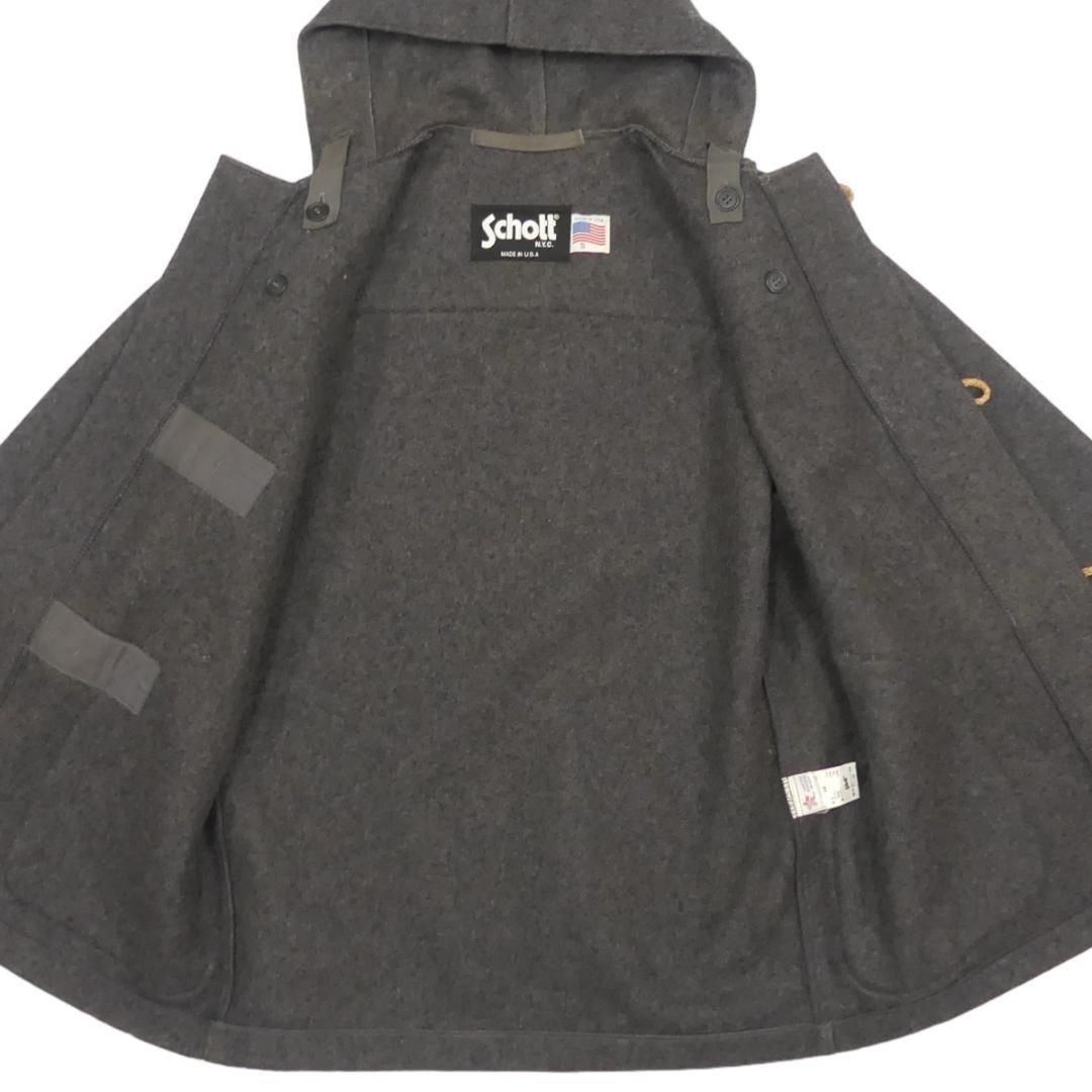 アメリカ製 Schott ダッフルコート ショット AT748 新品未使用タグ付 USA製 Schott ショット ダッフルコート ロング S メンズX7161