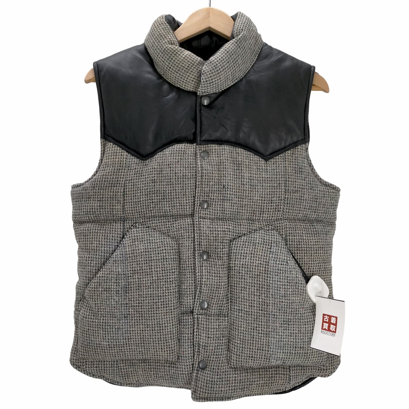ダウンベスト　ハリスツイード THE NORTH FACE PURPLE LABEL × Harris Tweed × PE