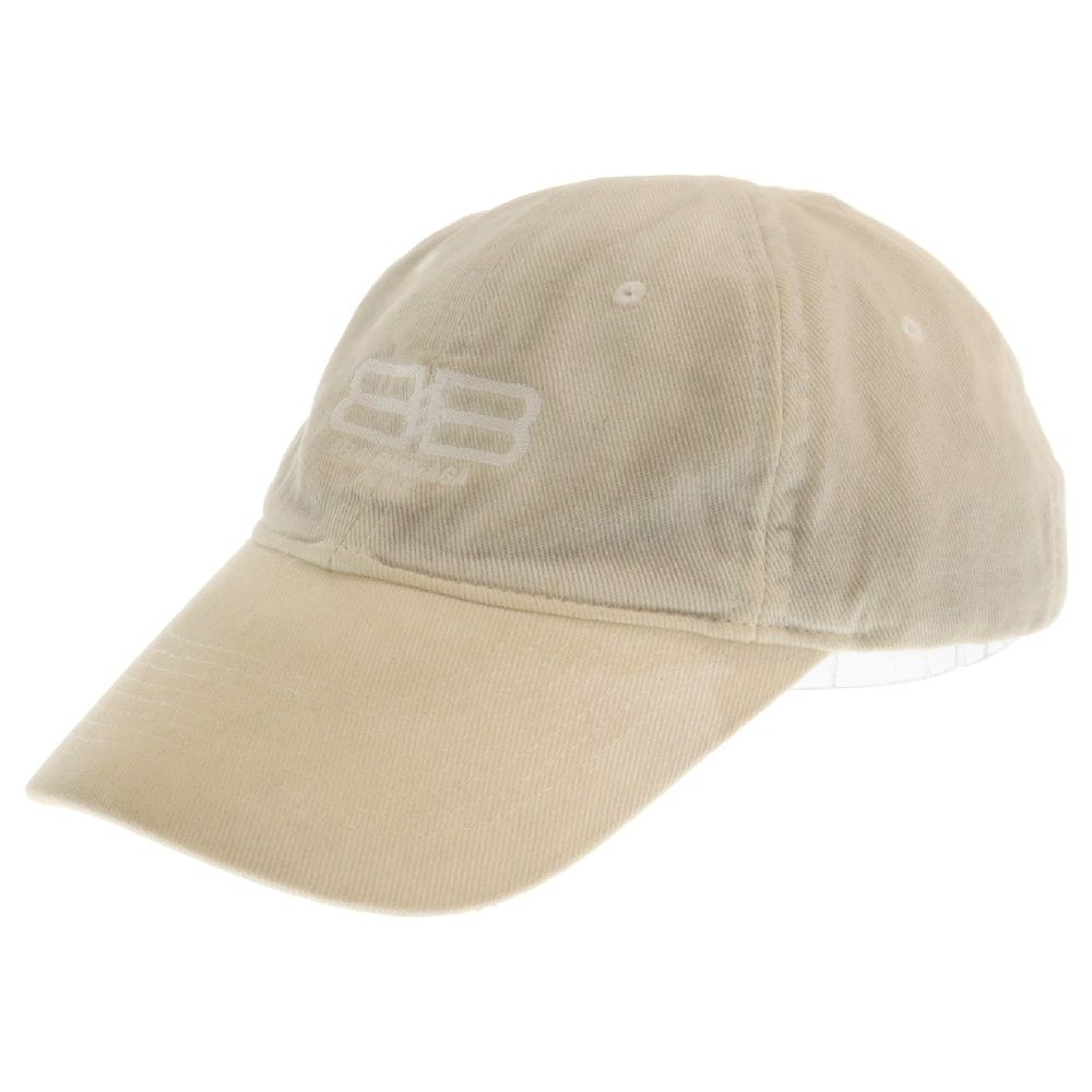 BALENCIAGA (バレンシアガ) BB PARIS ICON ロゴ刺繍 ダメージ加工