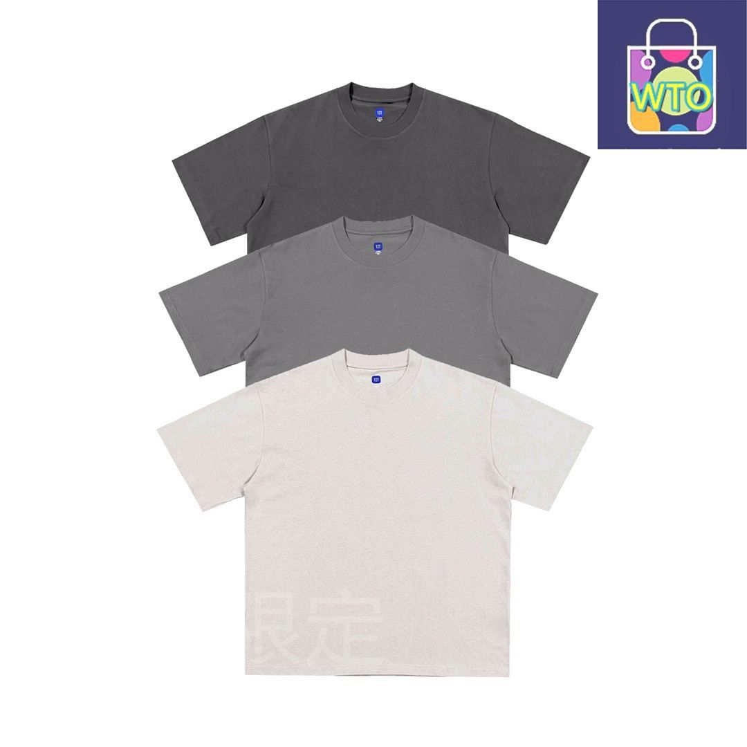 yeezy kanye 定番 純色スモールロゴ半袖 T シャツ -WTO輸入1