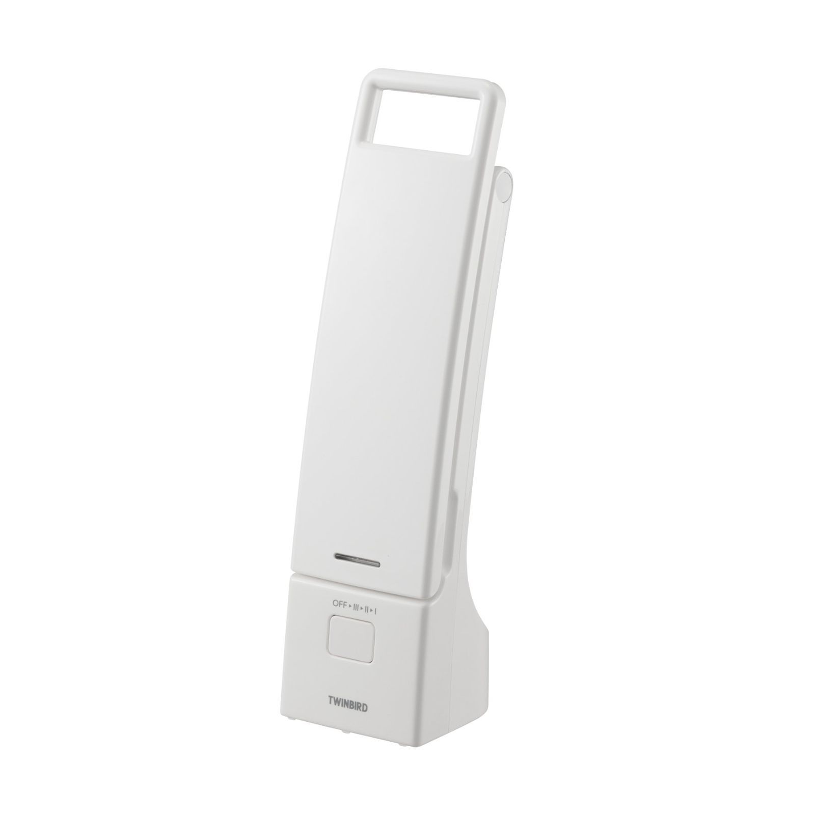 新品 TWINBIRD 充電式リビング学習LEDライト ホワイト LE-H318W