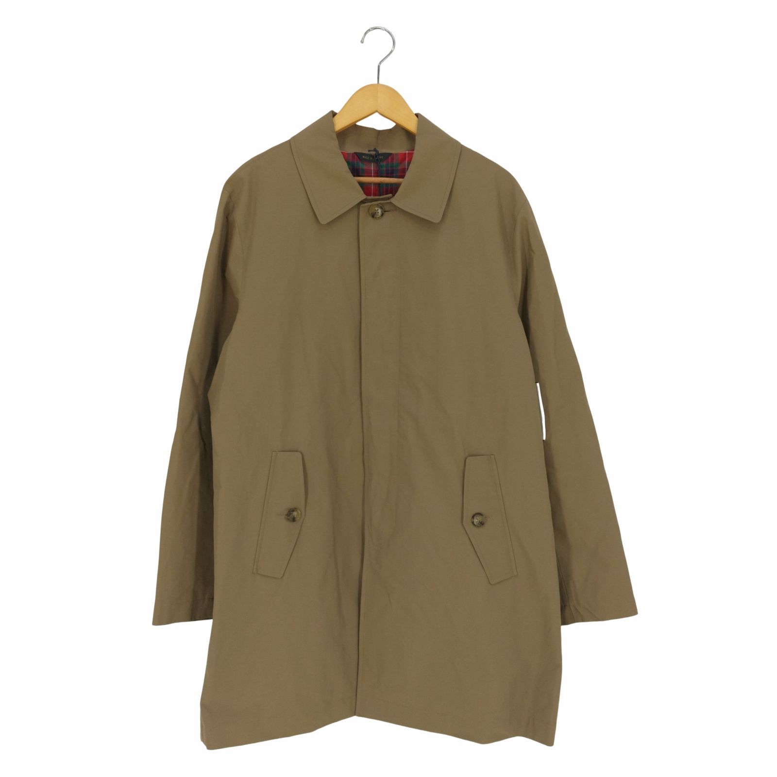 バラクータ BARACUTA 裏地チェック G10 ステンカラーコート