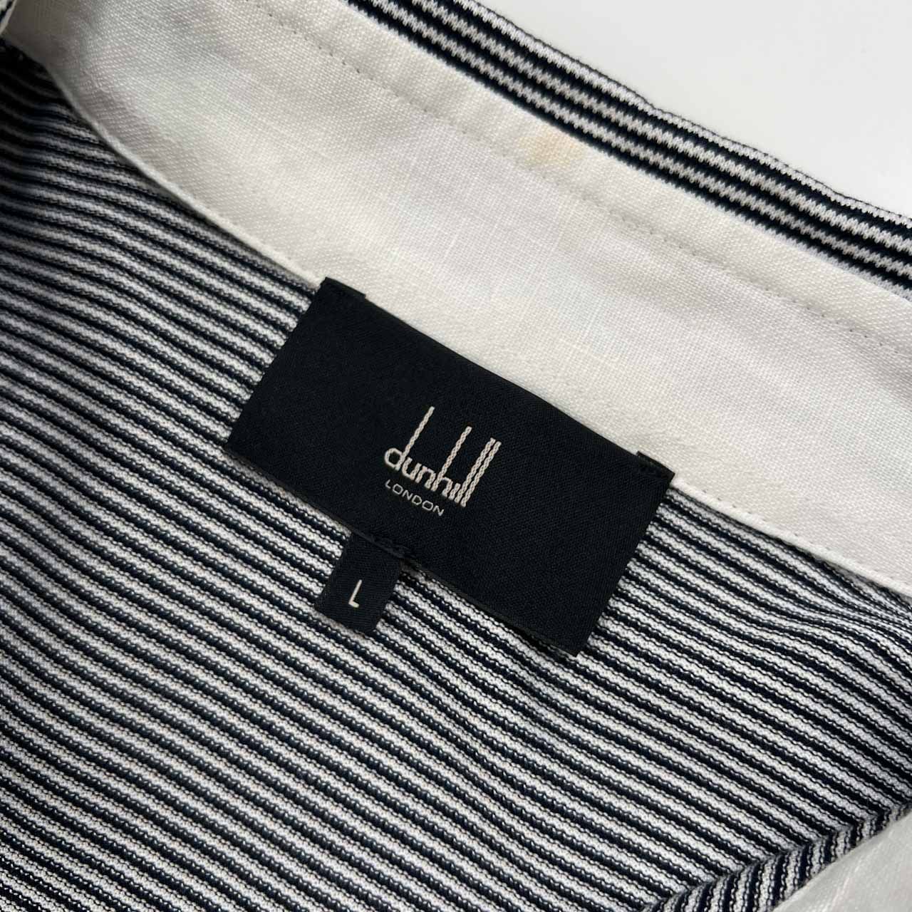 【未使用品】dunhill ダンヒルスポーツ　半袖ポロシャツ　ボーダー　ゴルフ a988 美品 dunhill Sports 【L】 ポロシャツ ゴルフ ドット
