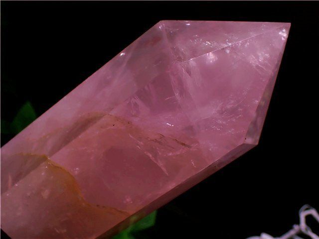 AAA級家庭円満天然ローズクォーツ 六角柱B84E2/133E36C