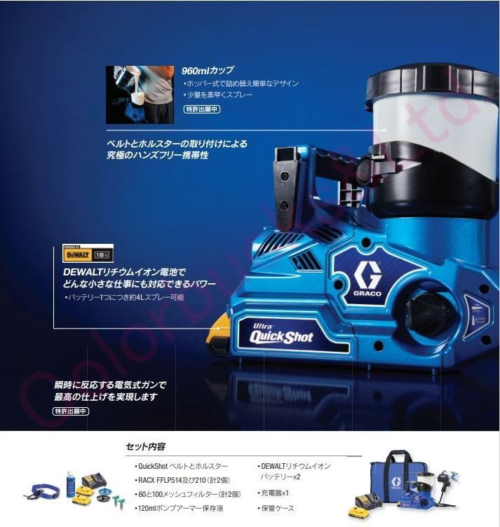 □【Graco】【ULTRA QUICKSHOT】【標準セット】グラコ ウルトラ 