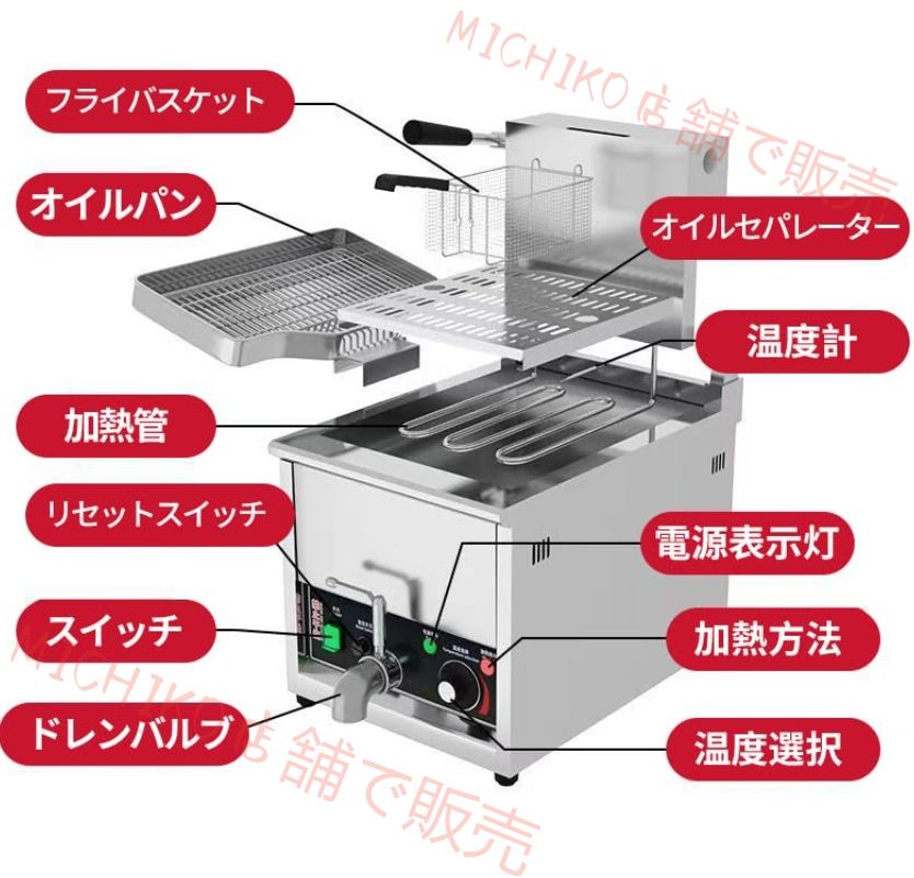 バスケットと蓋付業務用家庭用キッチン用金属管付きステンレス鋼カウンタートッププロパン