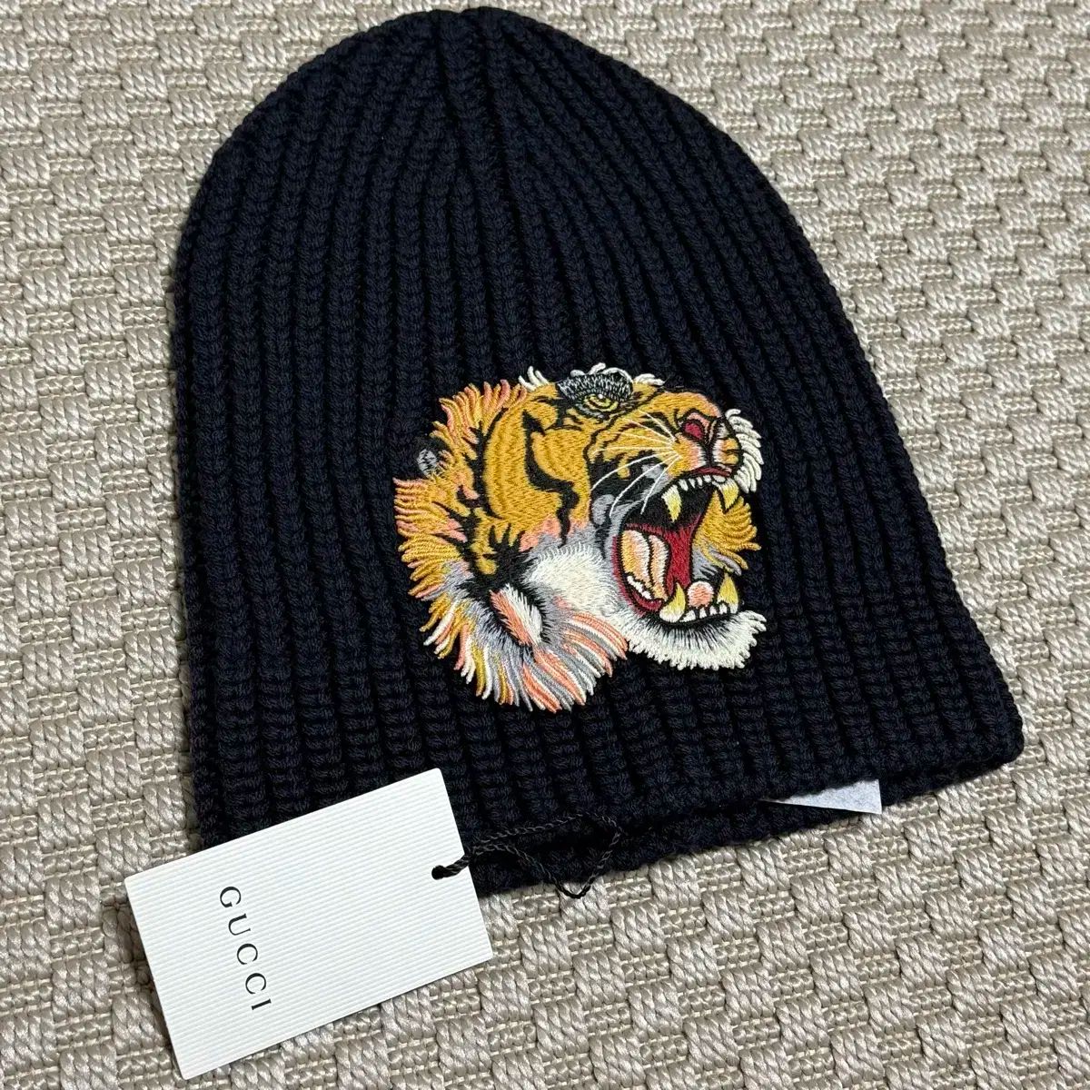 OS GUCCI グッチ タイガー クラシック モデル ビーニー ブラック