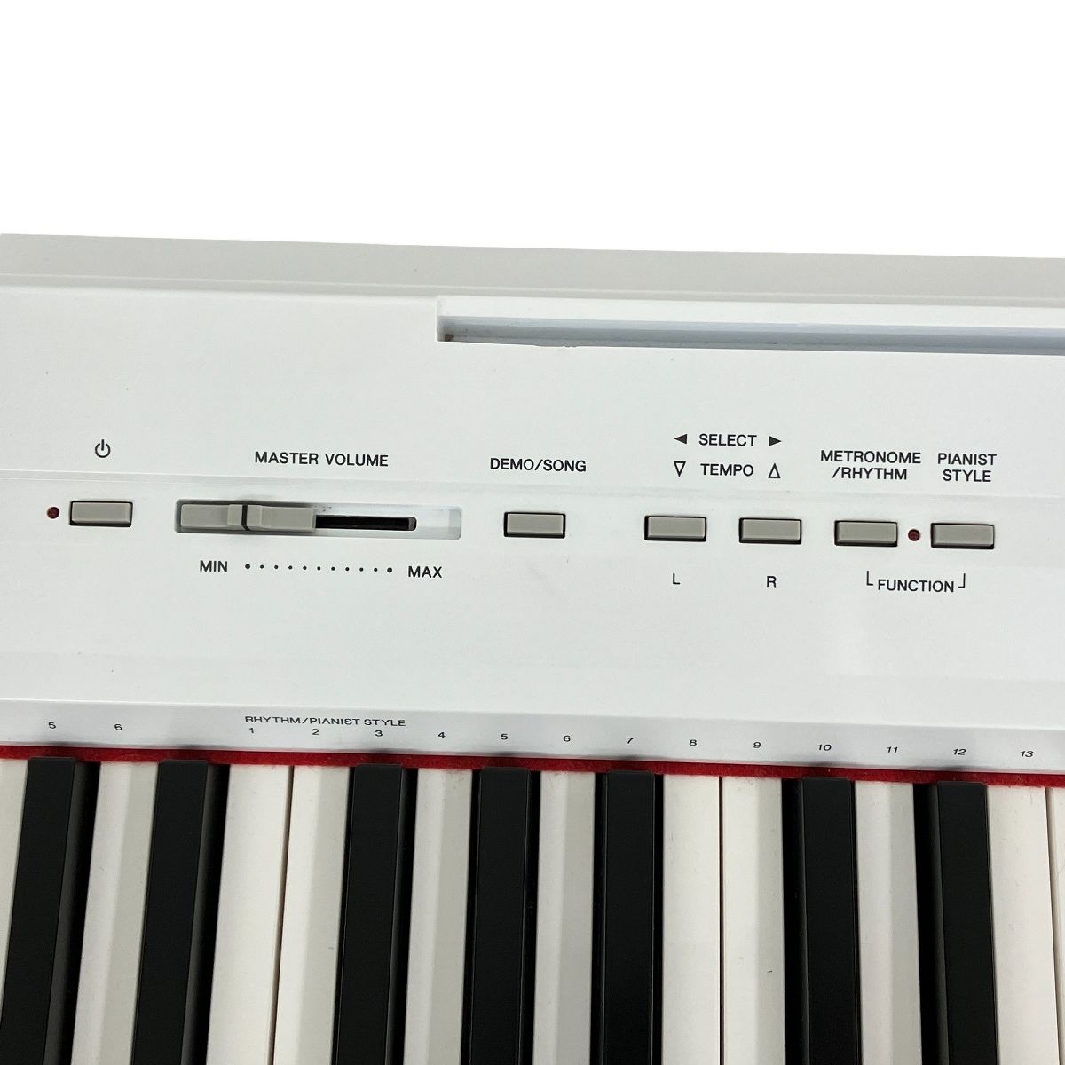 YAMAHA P-115WH 電子ピアノ 88鍵盤 楽器 ホワイト 2017年製 中古 Y9287510