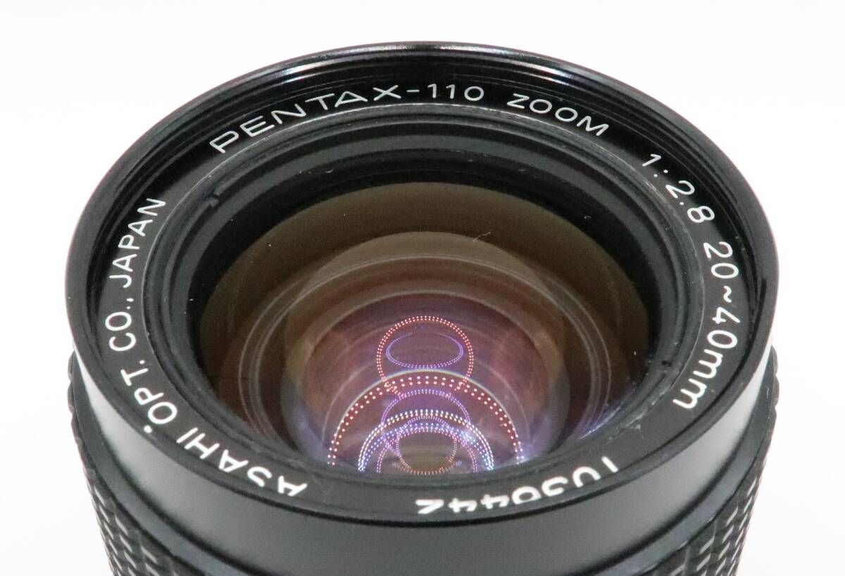 【美品】PENTAX-110 ZOOM 20-40ｍｍ F2.8　動作確認済み ☆希少・美品☆ ペンタックス PENTAX-110 ZOOM 20-40mm F2.8