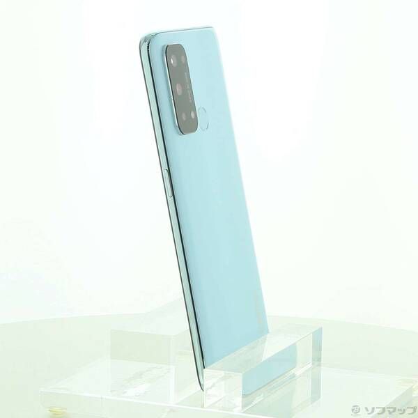 中古品〕 Reno5 A 128GB アイスブルー A103OP Y!mobile SIMフリー【198