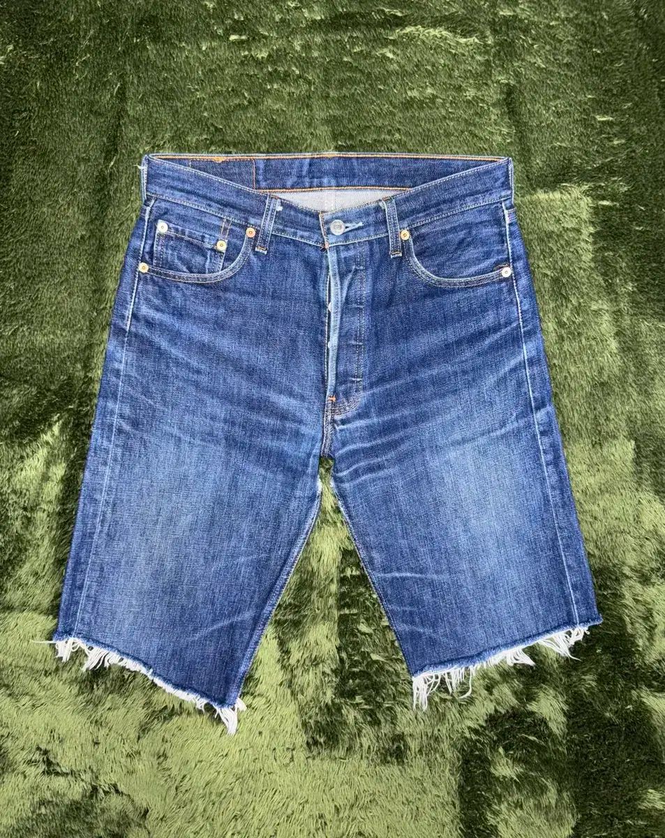 W31 LEVI S リーバイス 501xx ジャパン カットオフ ウォッシュド デニム ショートパンツ ハーフ パンツ