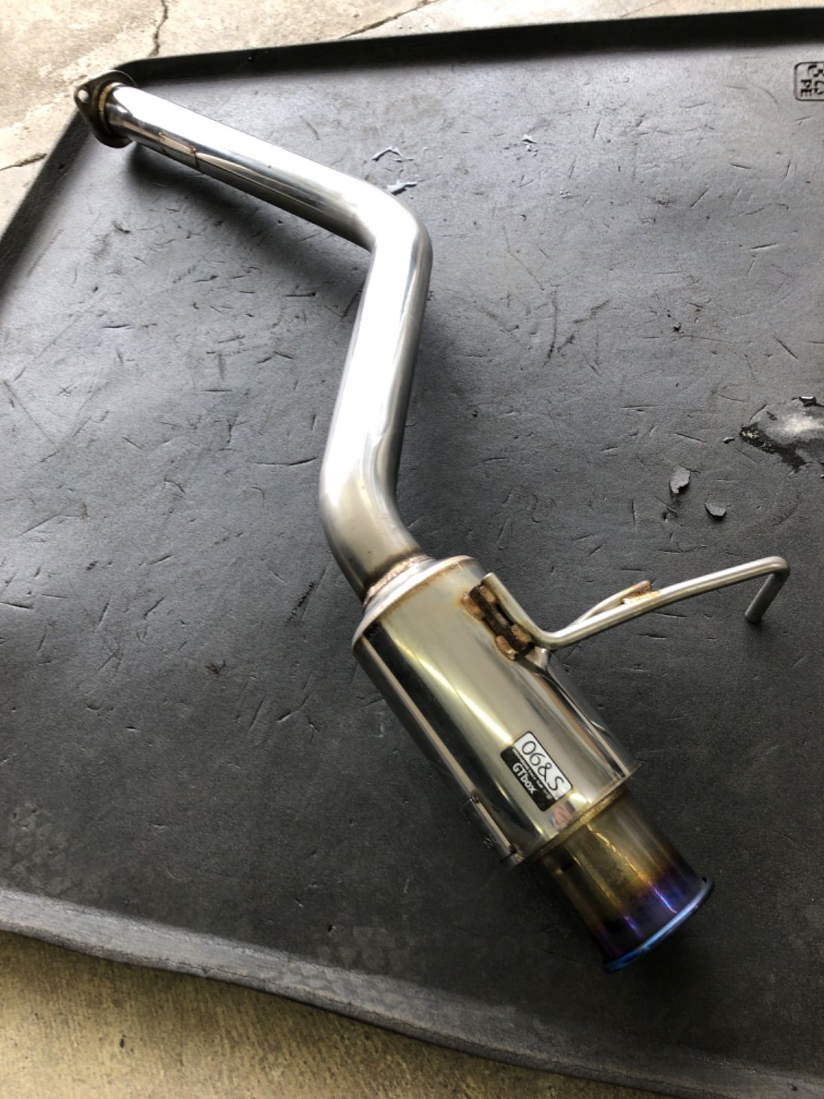 ダイハツタントL375マフラー 流用コンテL575に使用