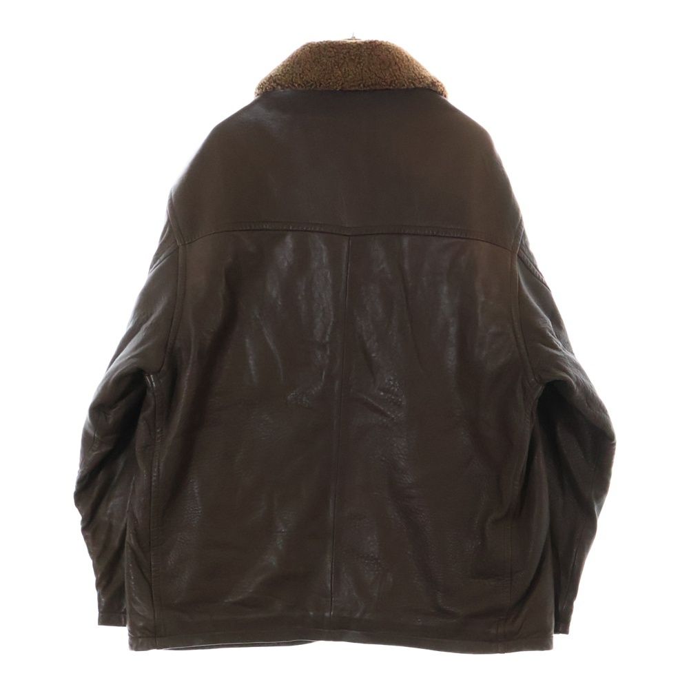 【美品】Timberland ブラウン レザージャケット サイズXL 90s ティンバーランド レザージャケット XL ブラウン Timberland