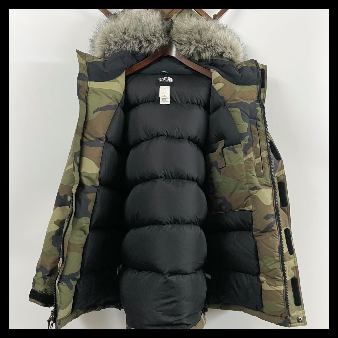 THE NORTH FACE ノースフェイス マクマードパーカ 迷彩 ダウン美品