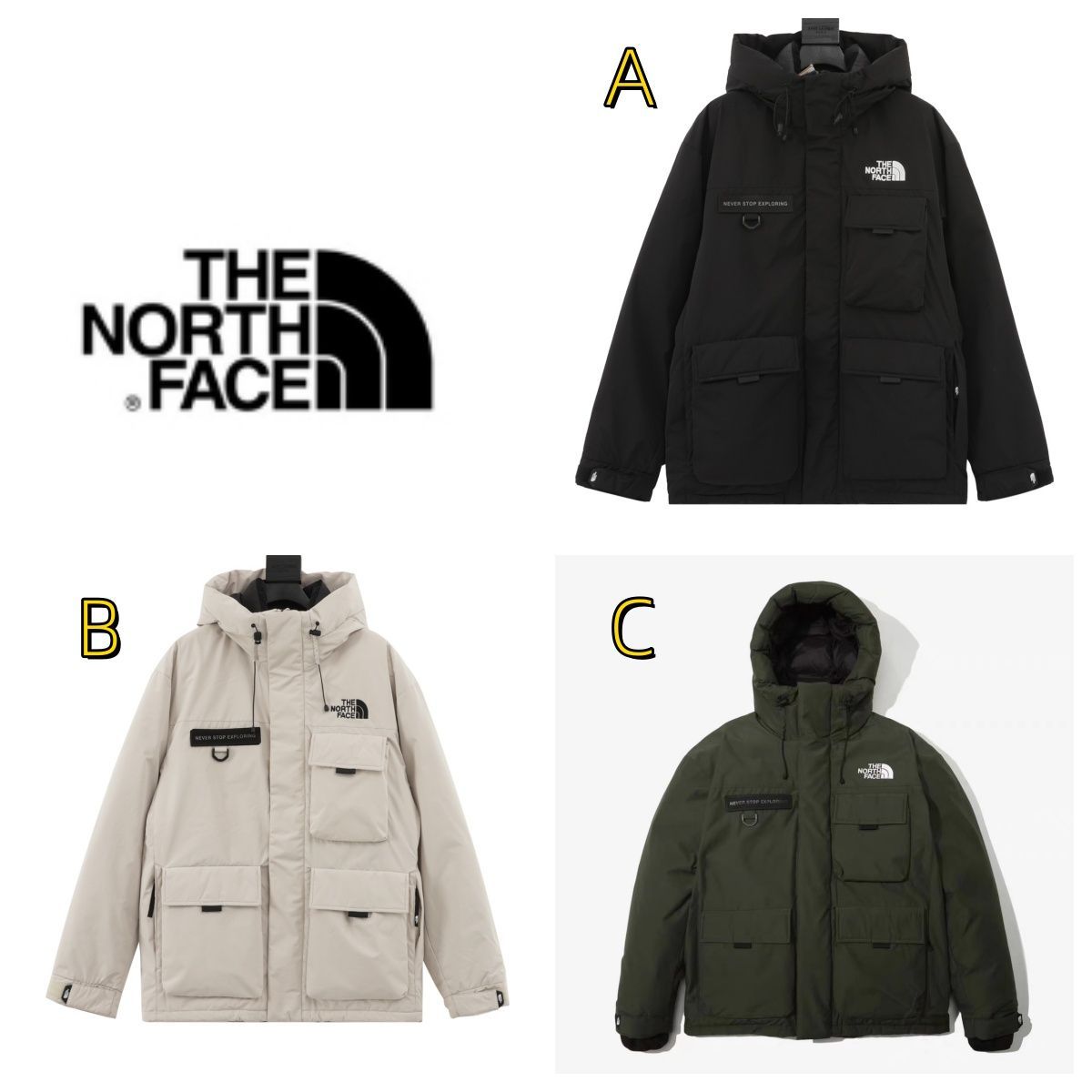 3色 男女兼用 The North Face ザノースフェイス ダウンジャケット