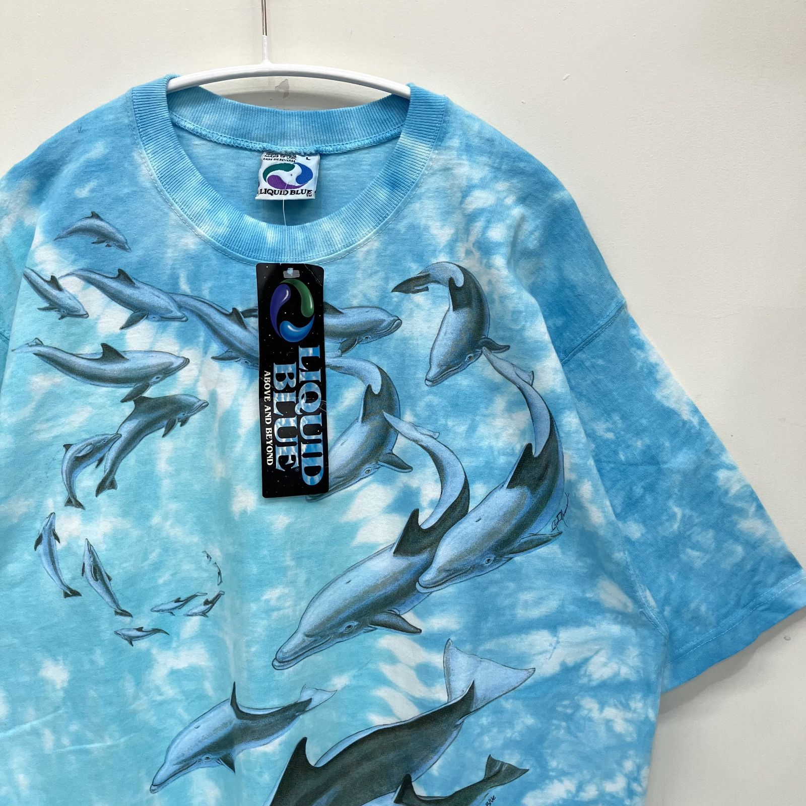 labyrins イルカプリントTシャツ Labyrins Two Dolphin Tshirt White | Shury