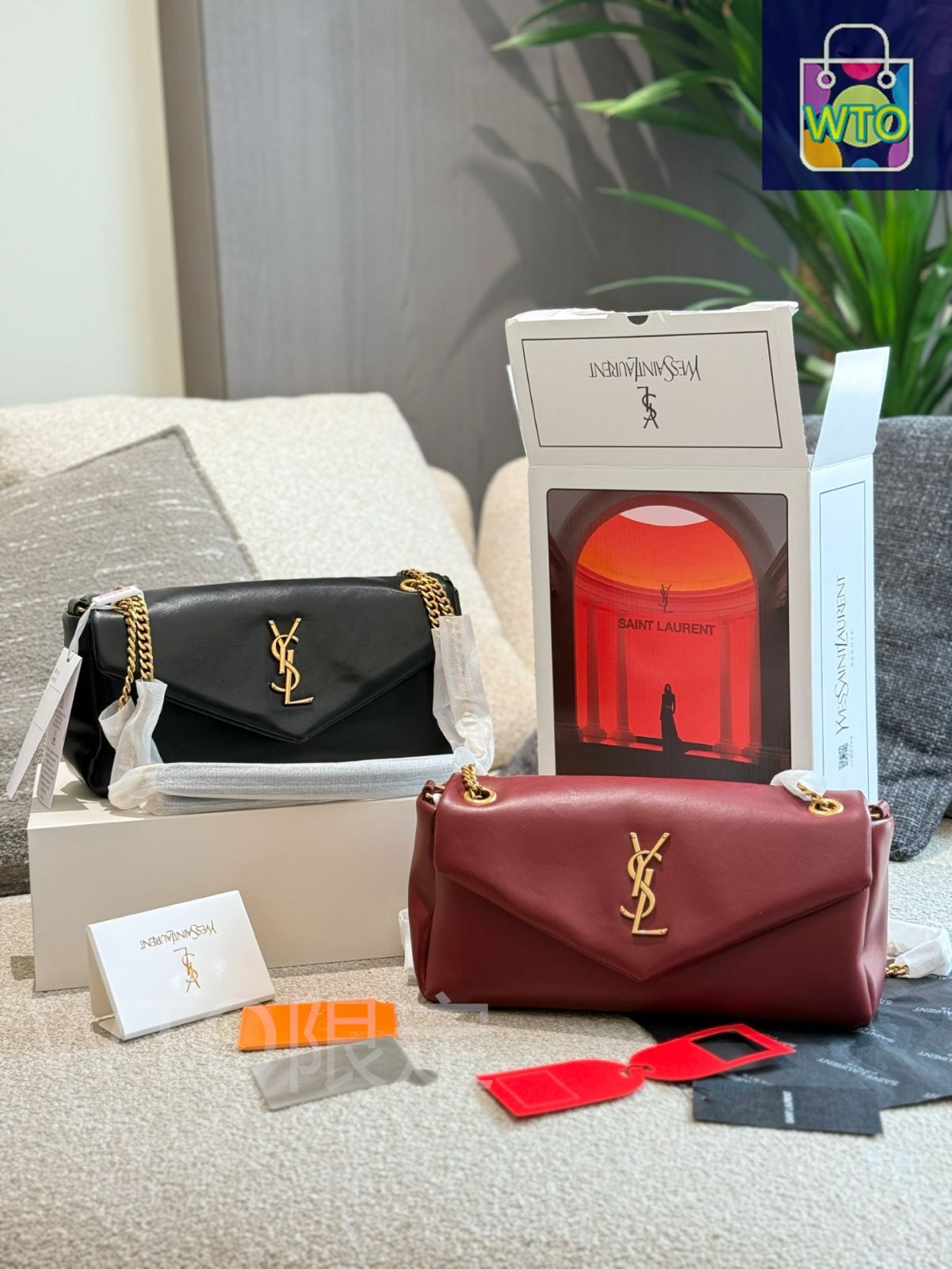 今日 YSL CALYPSO クラウドチェーンバッグ-WTO輸入2