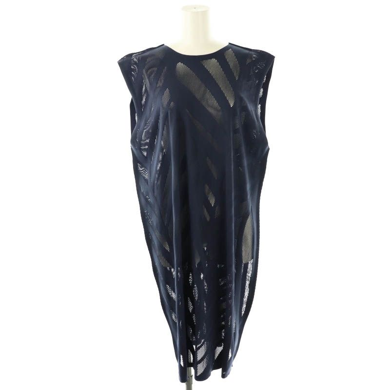 未使用　PLEATS PLEASE イッセイミヤケ Vネックワンピース 美品】 PLEATS PLEASE ISSEY MIYAKE / プリーツプリーズイッセイ