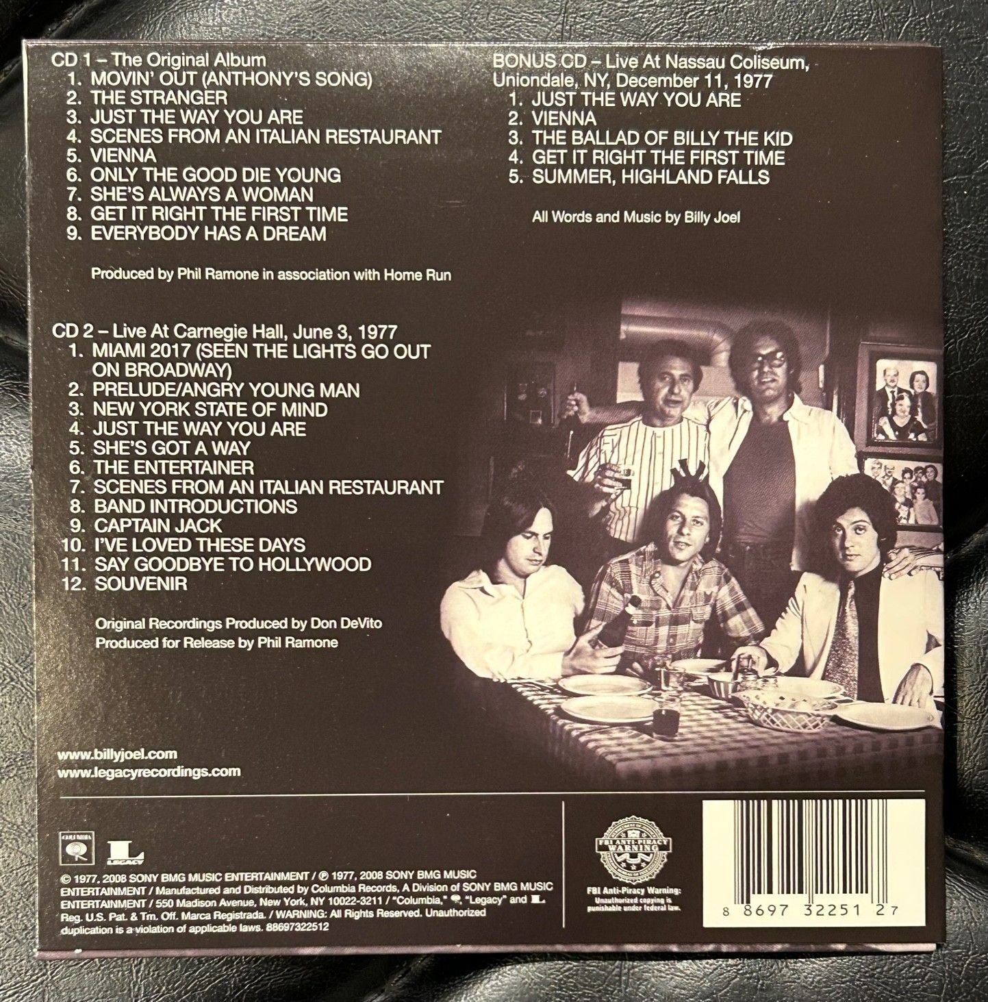 Best Buy限定ボーナスディスク付きCD3枚組】Billy Joel 「The Stranger