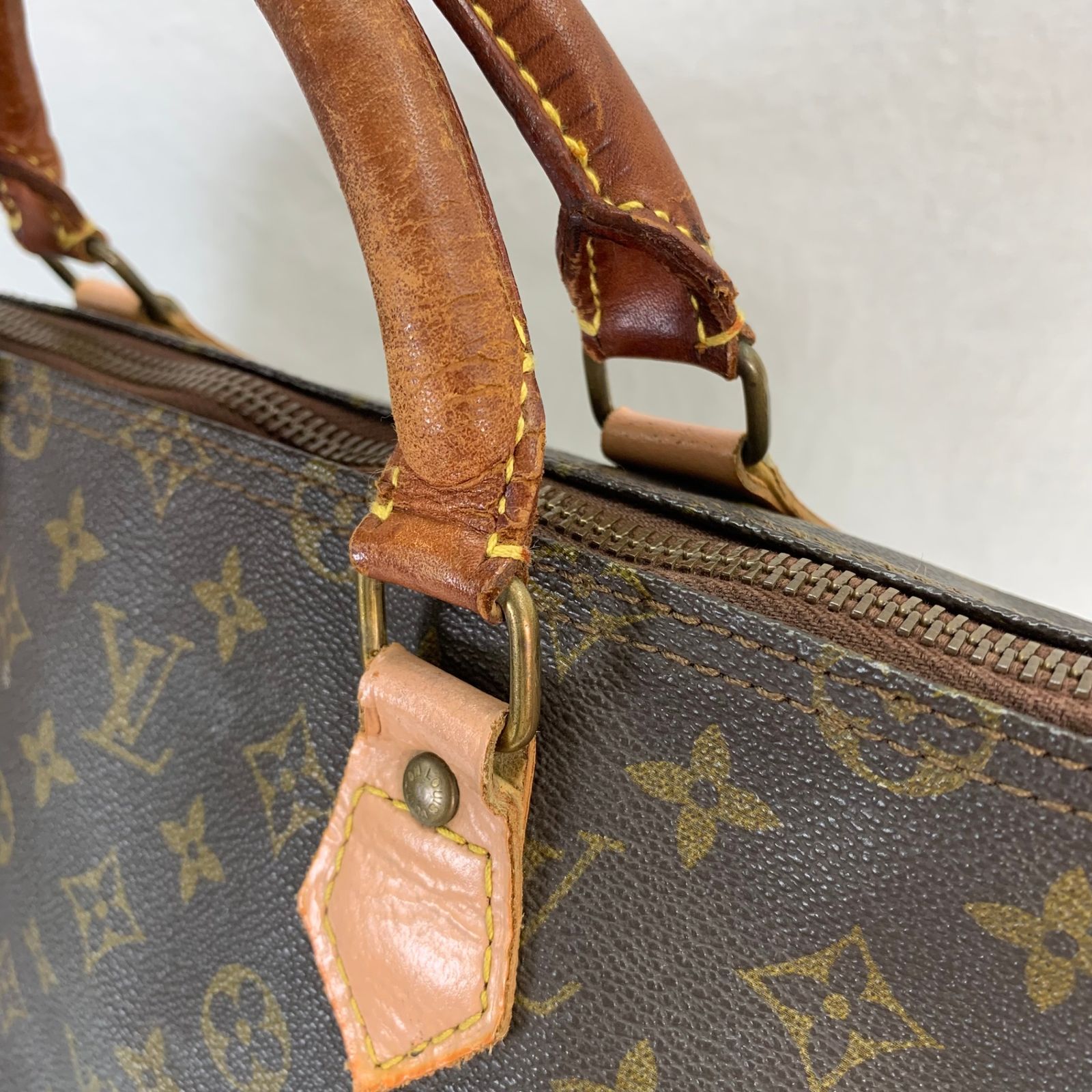状態悪】LOUIS VUITTON ルイヴィトン ボストンバッグ モノグラム 
