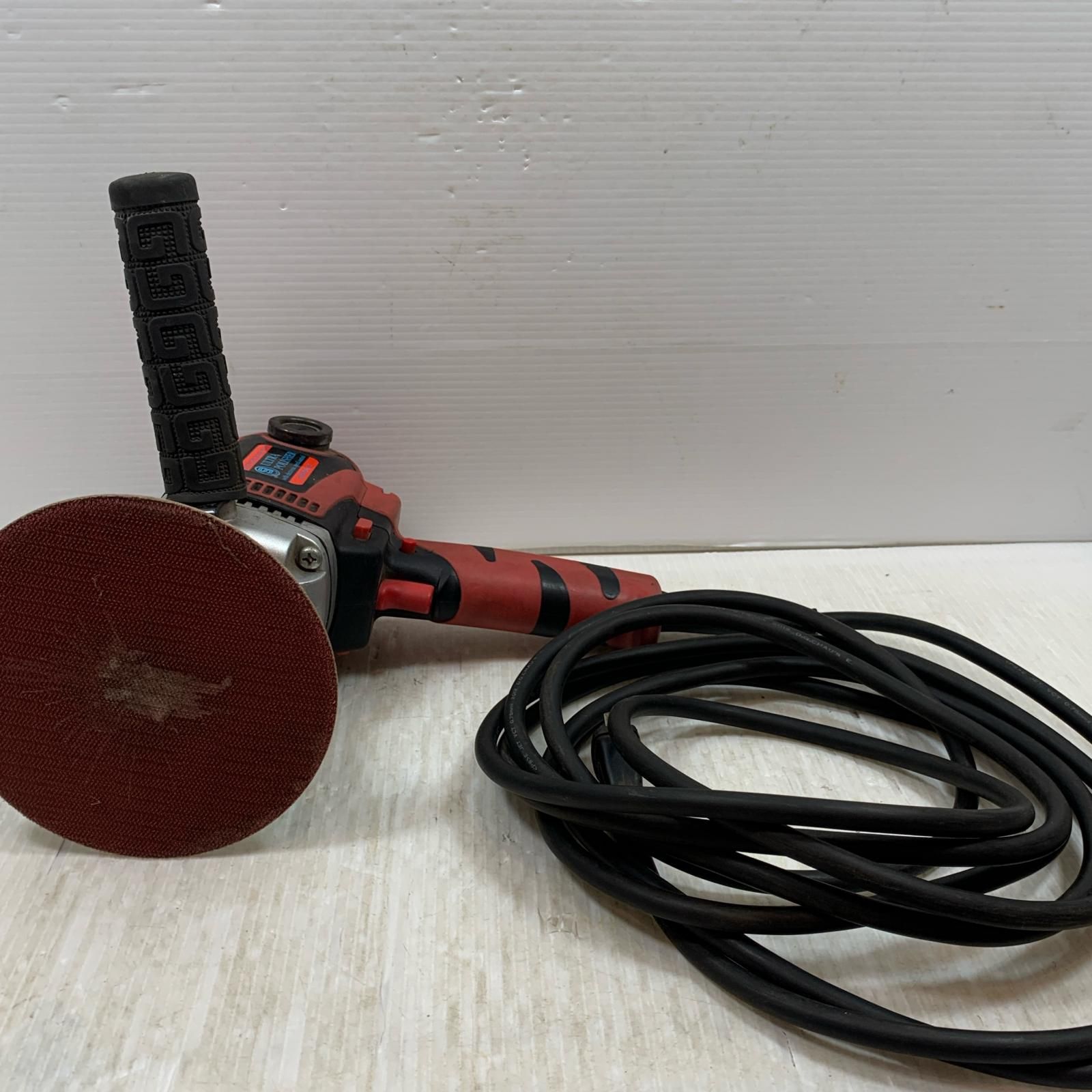 ττ信濃機販 研磨工具 ポリッシャー コード式 100v 0201 SI-430E レッド HRDEVELOPMENT_JP