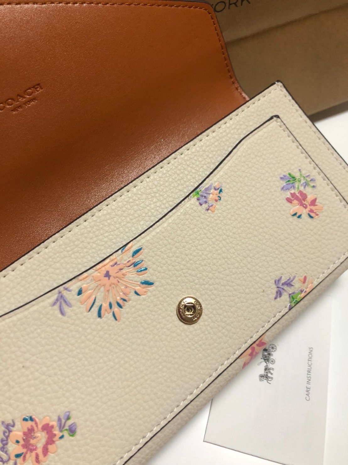 72％以上節約☆美品中古☆COACH花柄長財布ꕤ୭* 長財布 | socearq.org