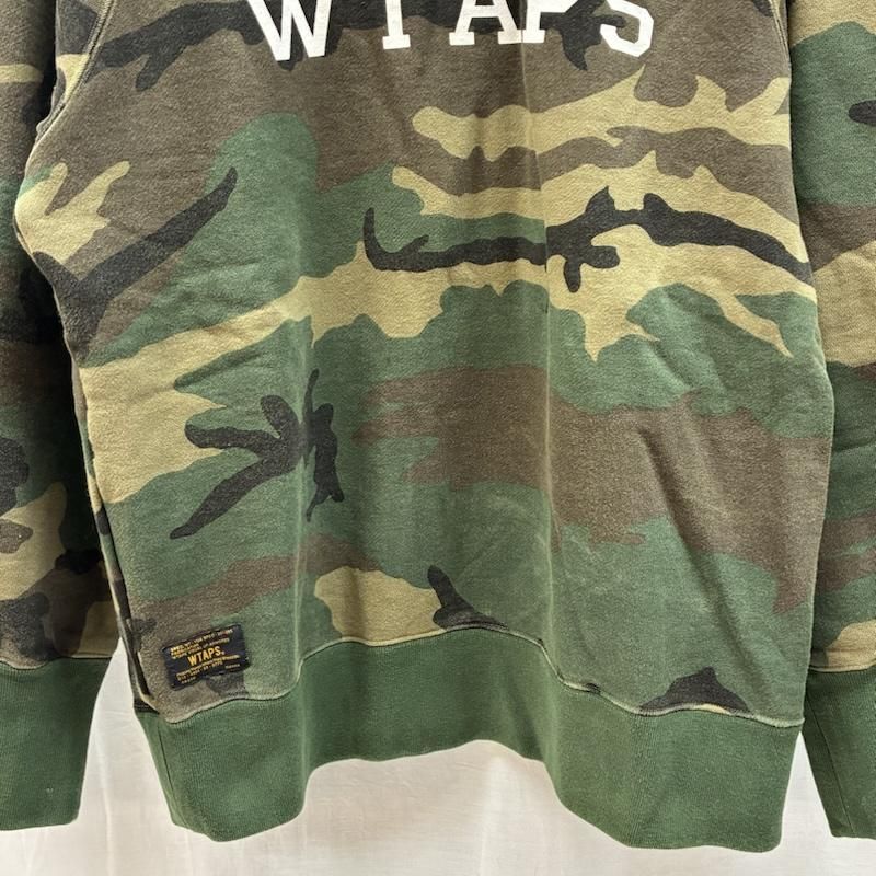 WTAPS ダブルタップス トレーナー 長袖 15AW プルオーバー クルー 