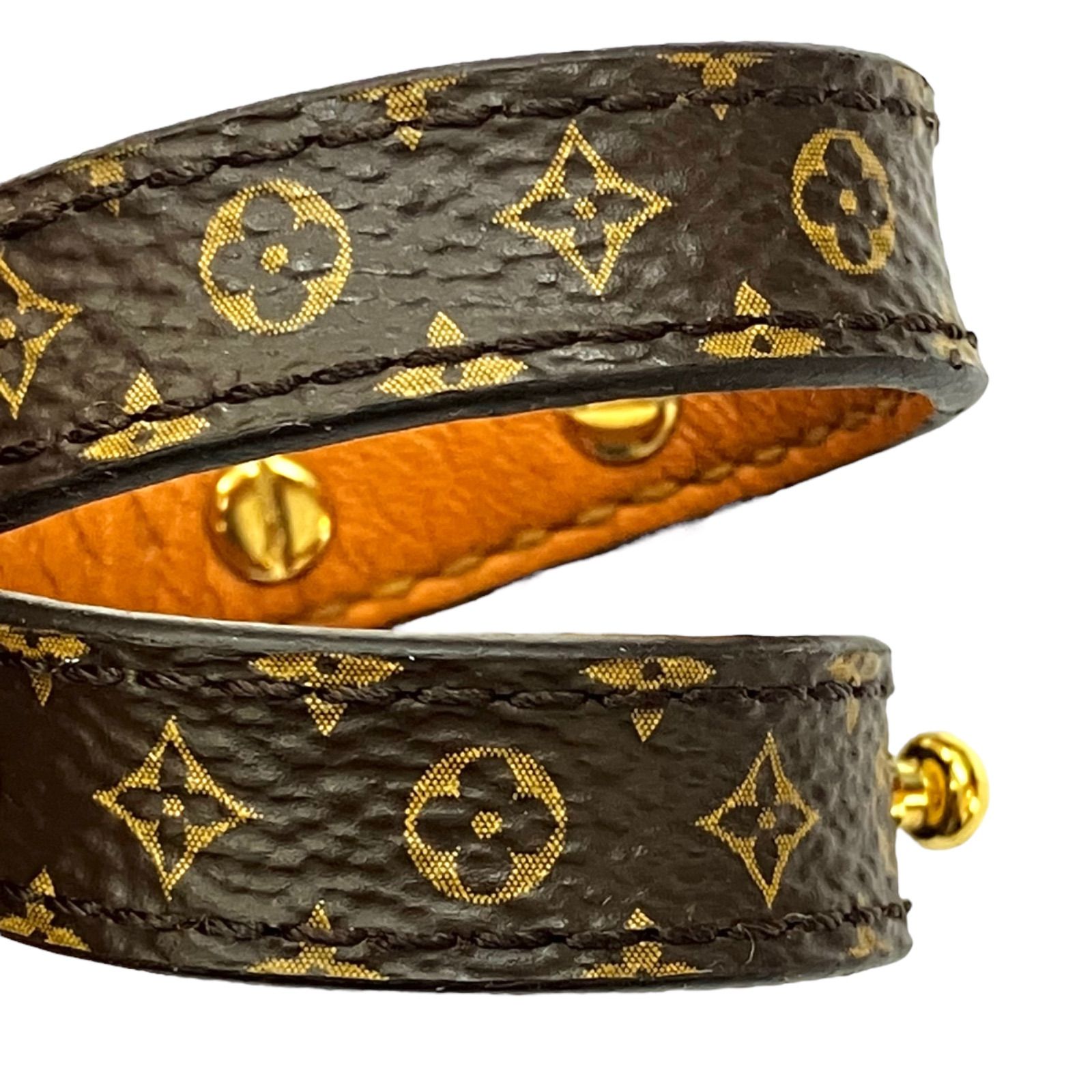 LOUIS VUITTON｜ルイヴィトン M4150 モノグラムブラスレロゴマニア ...