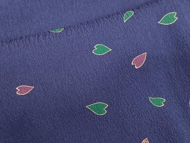 平和屋着物○上質な小紋 舞桜文 金彩 ロング丈 正絹 逸品 DAAV8699tw