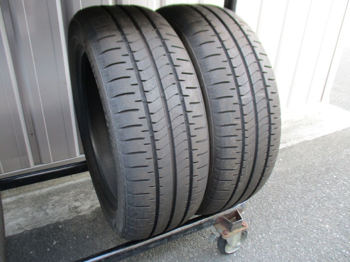 225 55R18 98V ブリヂストン ECOPIA NEWNO 製 2本 T59900808 インボイス領収書発行