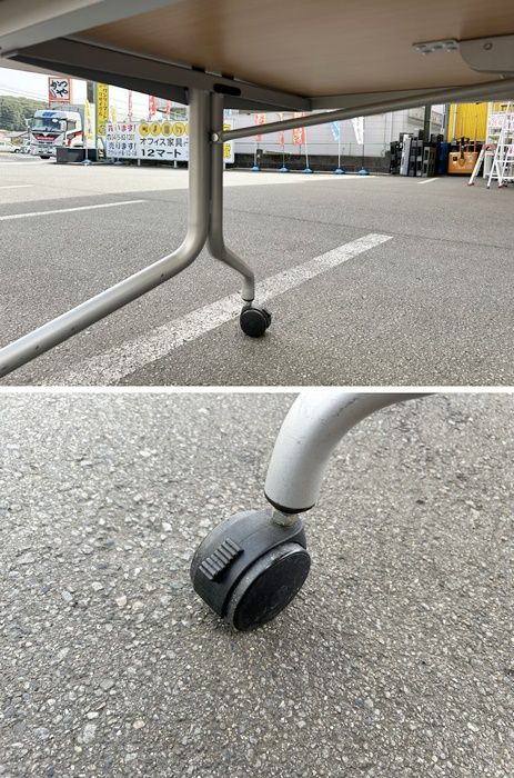 一部地域送料無料 折りたたみ式ミーティングテーブル