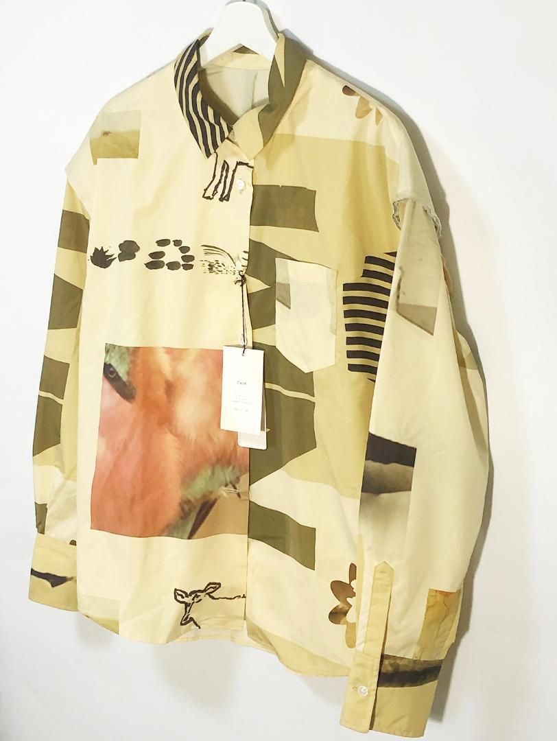 ランウェイ着用□17AW Name(ネーム)オリジナルパ オーバーサイズシャツ  