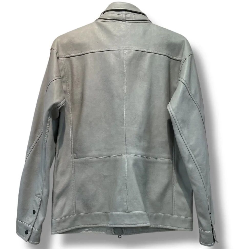 HIDEAWAYS NICOLE ハイダウェイニコル フェイクレザーブルゾン