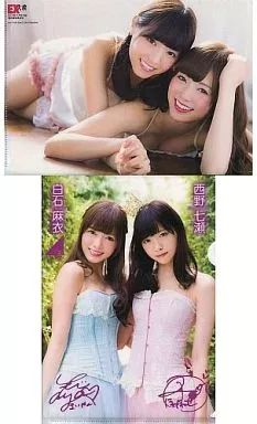 中古】クリアファイル(女性アイドル) 白石麻衣＆西野七瀬(乃木坂