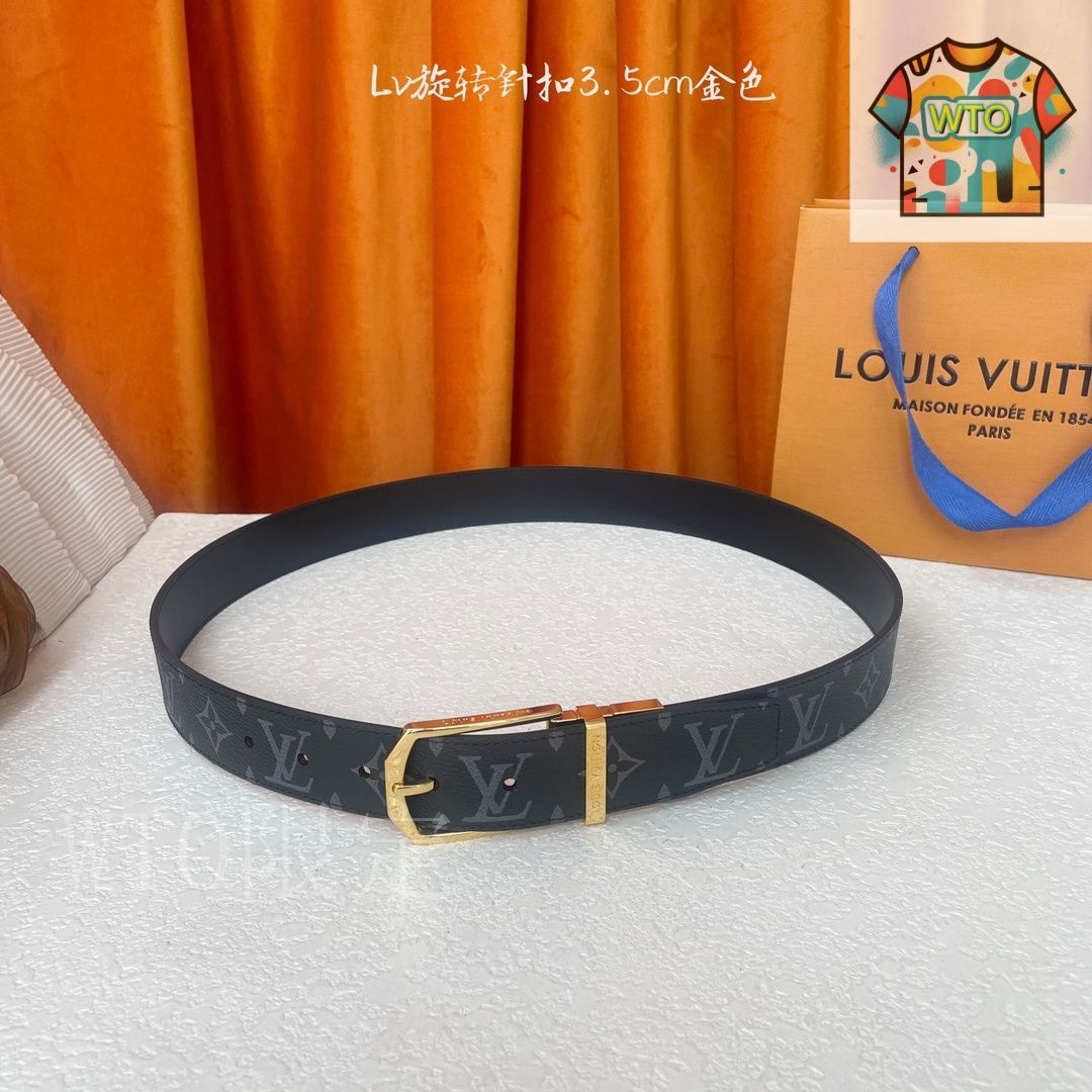 今日特価】Louis Vuitton ルイヴィトン レザーベルト-3 - メルカリ