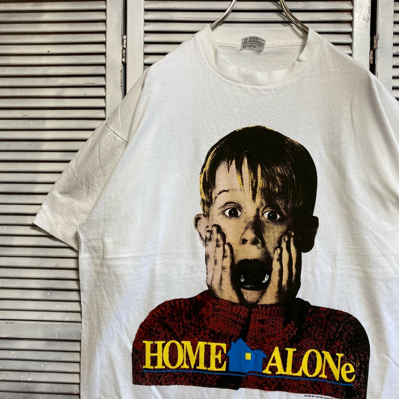 希少 USA ホームアローン HOME ALONE 映画 Tシャツ 古着 希少 USA ホームアローン HOME ALONE 映画 Tシャツ 古着 - メルカリ